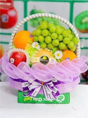 Cách làm giỏ hoa quả đơn giản
